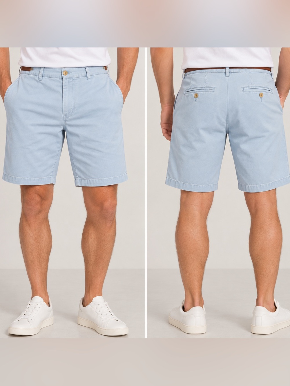 Peter Millar Shorts Mens 33 Blue Chino golf Casual Beach Outdoor 100% Cotton